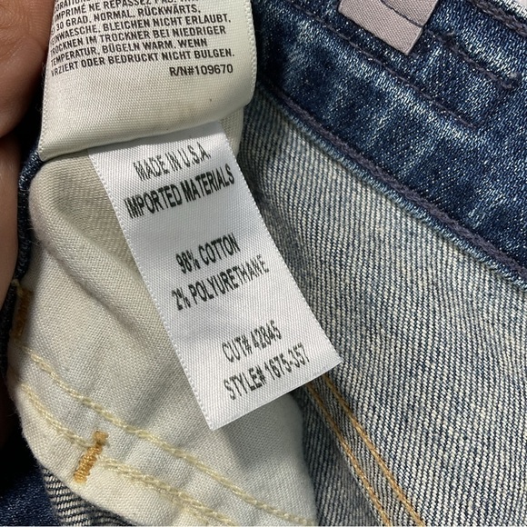 Citizen of Humanity Drew Fray High Rise Crop Flare 25 - Picture 9 of 12